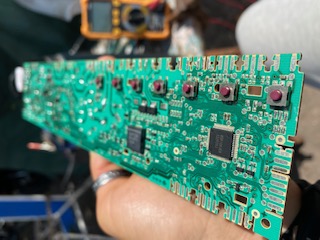 Reparación de placa de lavarropas